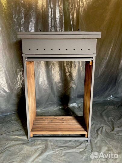 Мангал лофт с крышкой