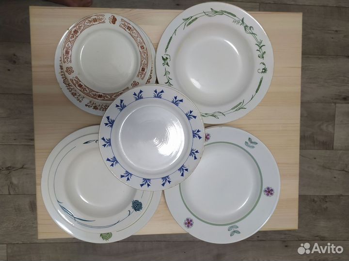 Тарелки СССР Будянский фарфоровый завод Буди