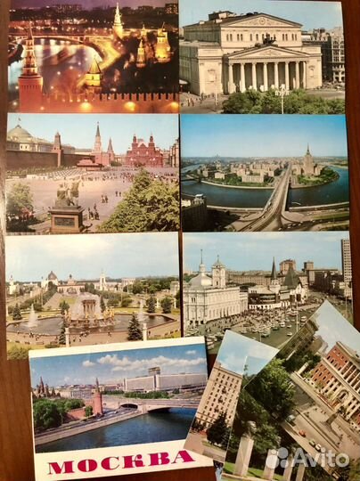 Набор открыток СССР, города, 1968-81гг