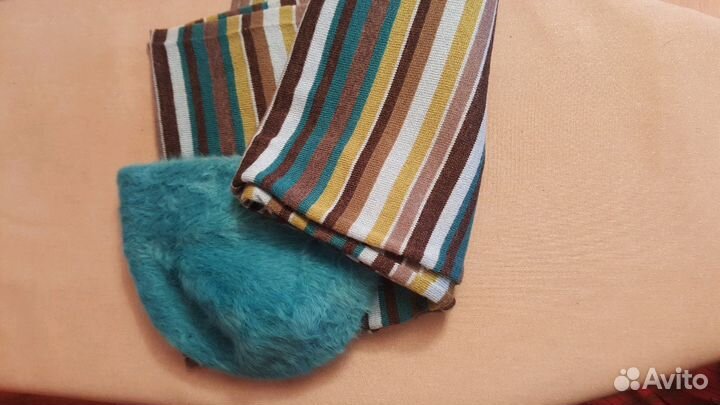 Женская шапка и шарф, Италия, новое