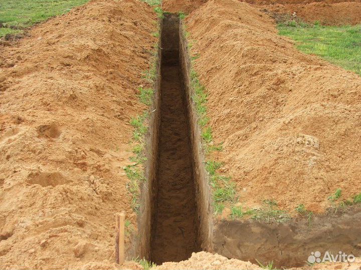 Услуги мини экскаватора копка земляные работы