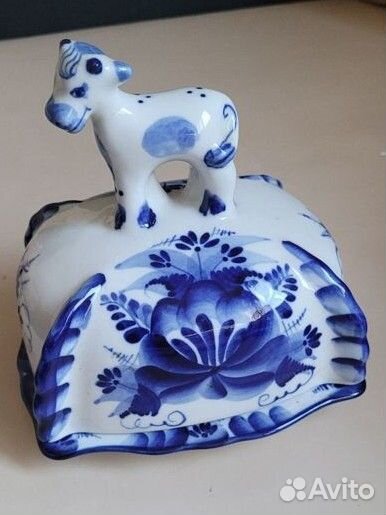 Масленка гжель