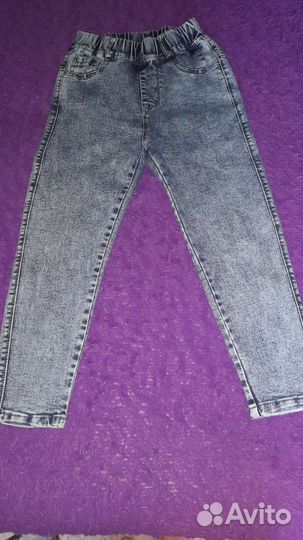 Джинсы на мальчика 134
