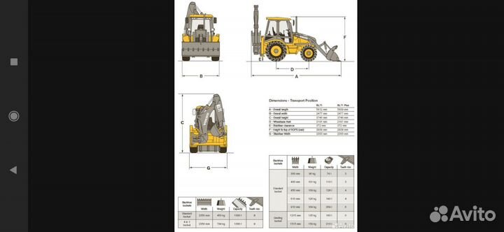 Экскаватор погрузчик Volvo BL71B