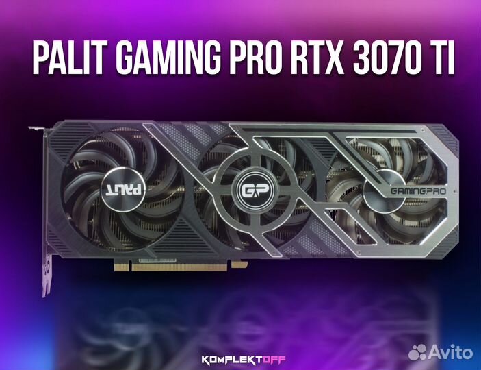 Видеокарта Palit GeForce RTX 3070 Ti GamingPro 8GB