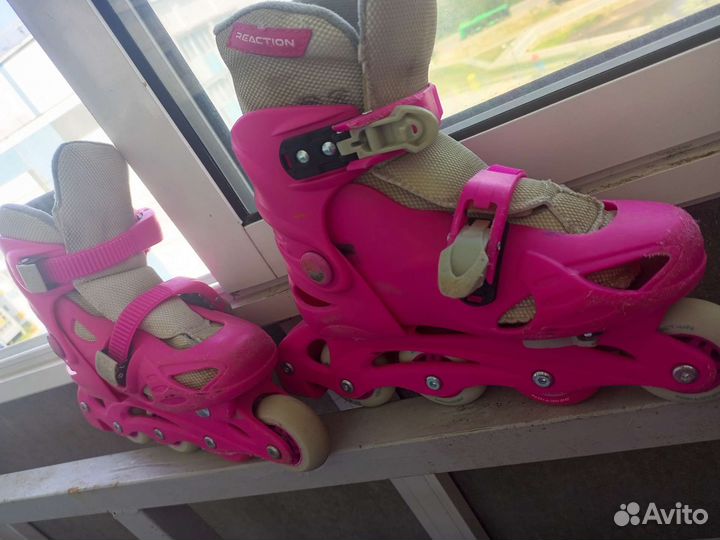 Роликовые коньки 35 38 детские