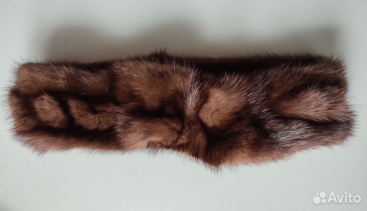 Повязка на голову из норки (56 см)