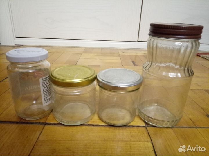 Банки стеклянные (разные объёмы)