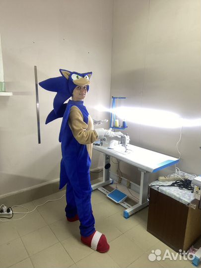 Костюм для аниматора Соник