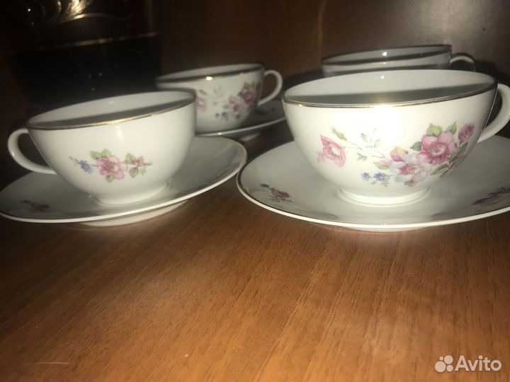 Чайные чашки фарфор гдр