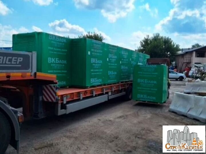 Вкблок D600, D400 Газобетонные блоки / Пеноблоки