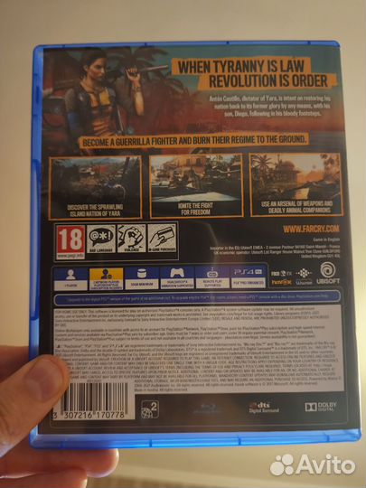 Farcry 6 ps4 ps5 В идеале, без царапин