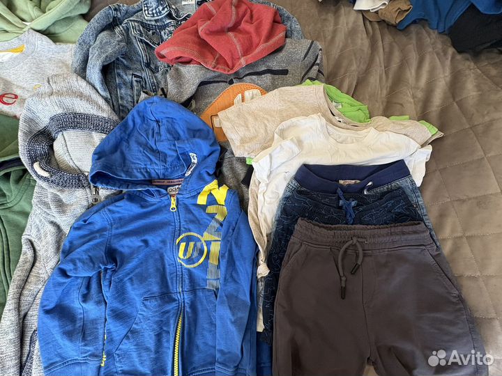 Вещи пакетом для мальчика 110