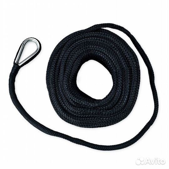 Трос (конец) якорный Skipper плетеный, 12мм, нейло