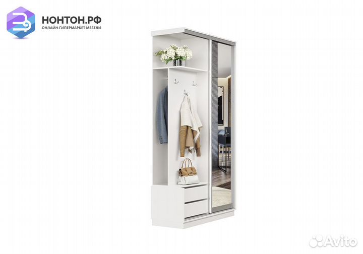 Прихожая-купе Анха белая