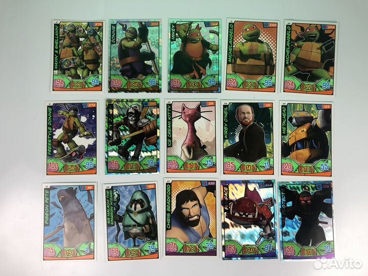 Карточки Panini Черепашки ниндзя