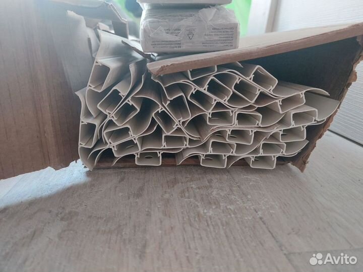 Плинтус ideal Комфорт 2200x55 мм - 252 Ясень белый