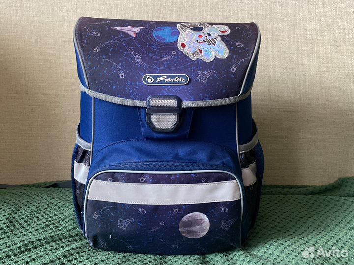 Рюкзак школьный(с пеналом) для мальчика herlitz