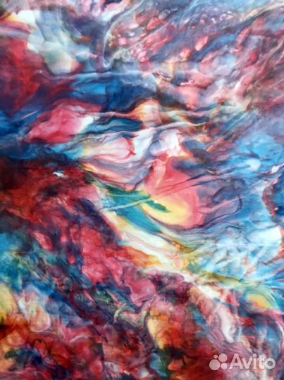 Кртина флюид арт, абстракция