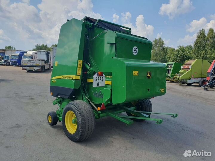 Пресс-подборщик John Deere 582, 2008