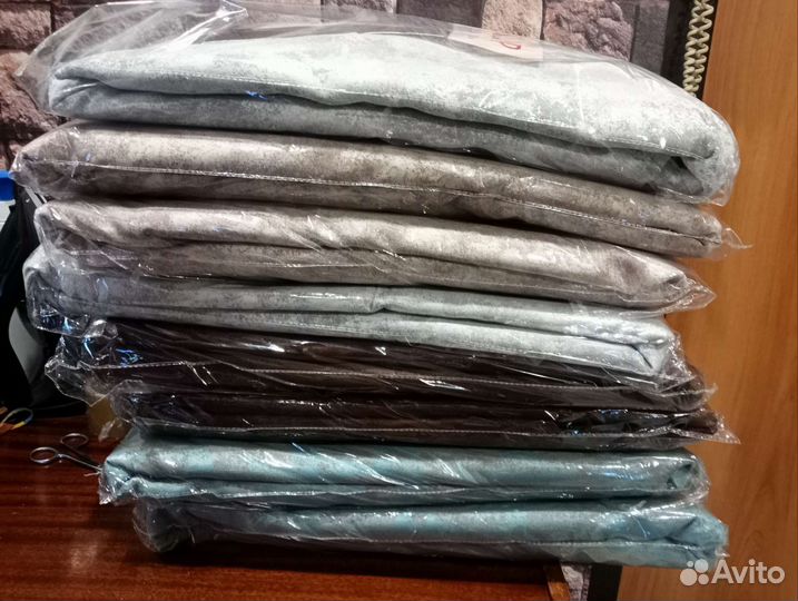 Шторы мрамор новые