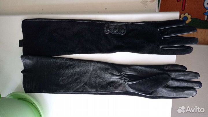 Перчатки женские кожаные 7.5