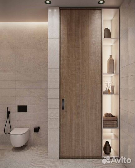 Двери межкомнатные скрытого монтажа invisible