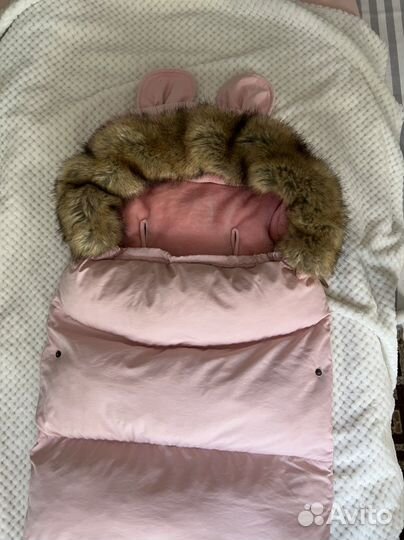 Зимний конверт в коляску