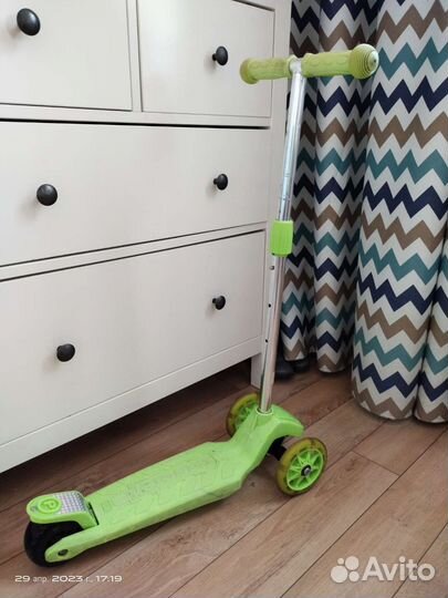 Самокат детский трехколесный бу