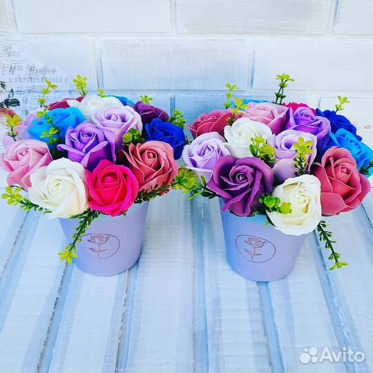 Мыльные букеты
