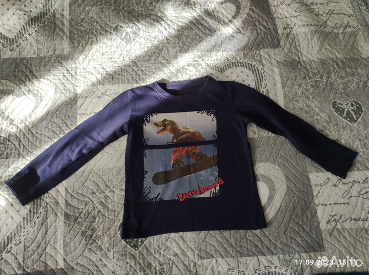 Лонгсливы 4 шт. и водолазка, р. 116