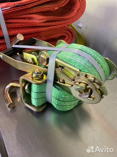 Ремень стяжной 5 тн.(50мм.) 4м.Поворотный крюк