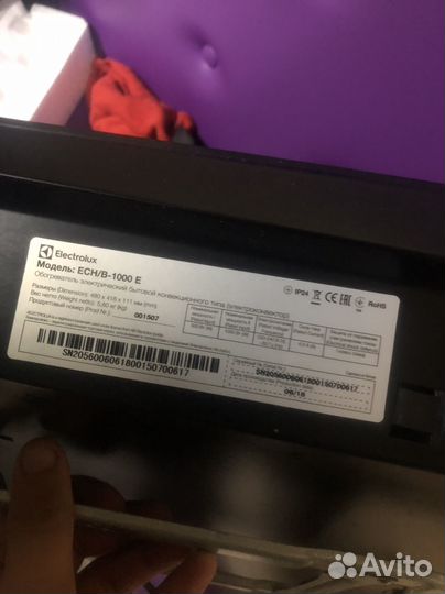 Конвектор electrolux