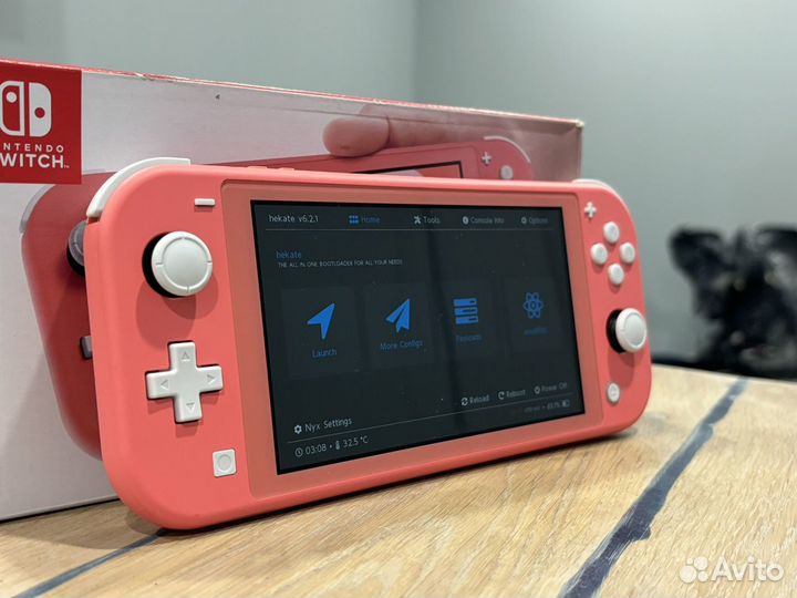 Nintendo switch Lite прошитая +128 Гб