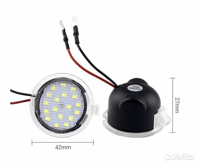 Подсветка в зеркала на Ford Mondeo Fusion Explorer