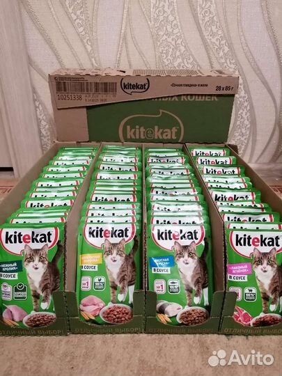 Корм жидкий Whiskas, Kitekat, Pedigree, Chappi