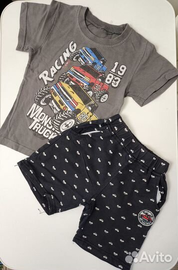 Большой пакет одежды для мальчика 92-98-104 см