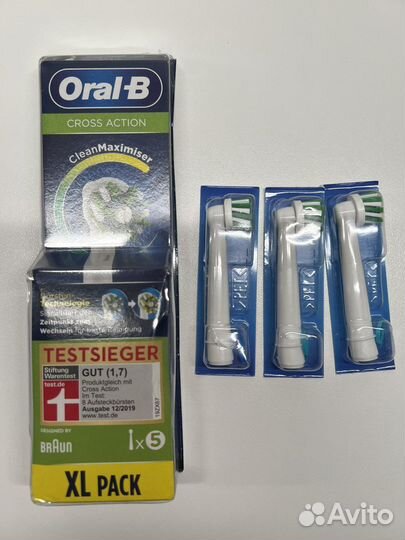 Oral-B Cross Action Сменные насадки, 3 шт