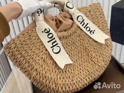 Сумка женская плетеная chloe