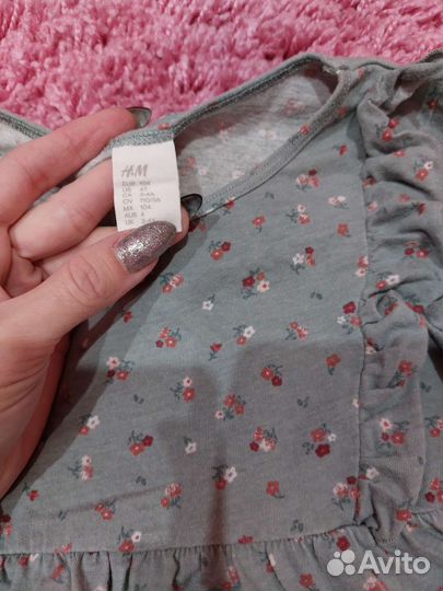 Платья для девочки фирмы H&M, футболки