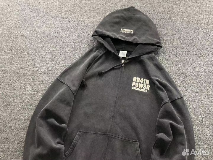 Зип Худи Vetements brain power