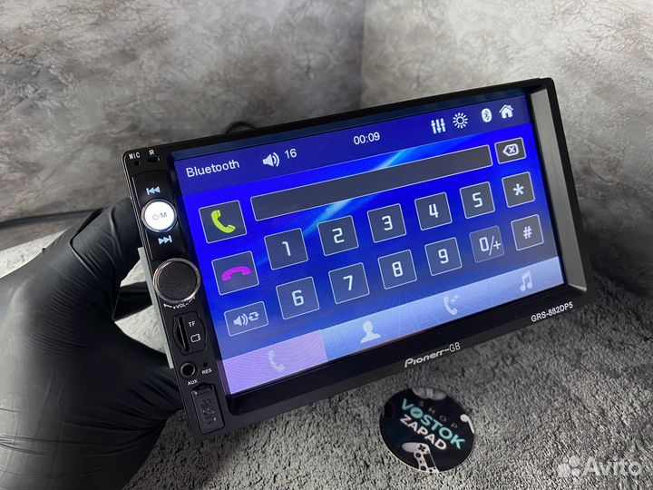 Магнитола 1 din с ЖК экраном 7 дюймов