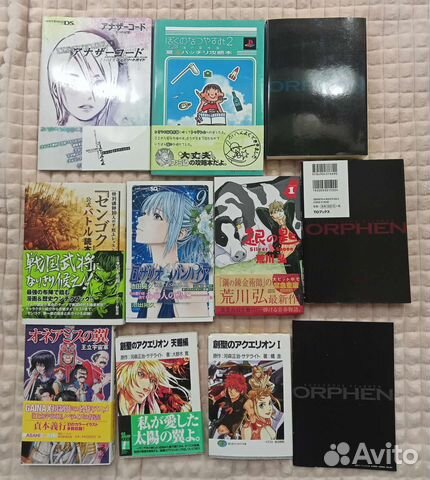 Японские книги/ранобэ новые (12шт)