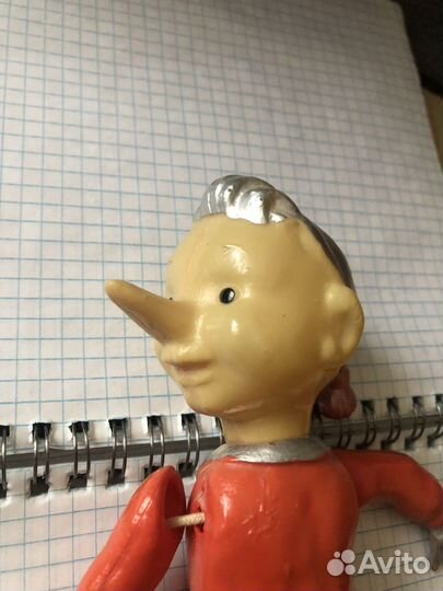 Игрушка Буратино- колкий пластик СССР
