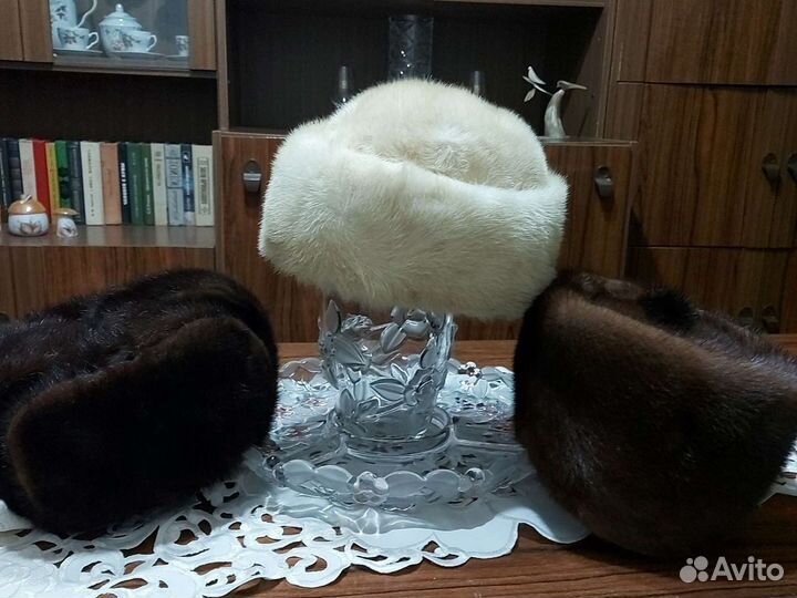 Шапка норковая женская