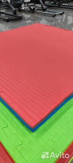 Будо-маты 40 мм сине-красные