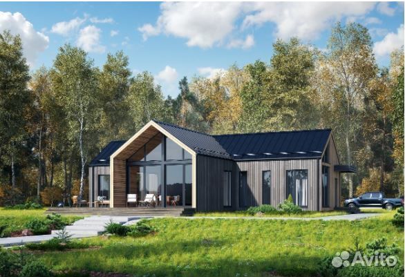 Каркасный дом под ключ 166м2 Барнхаус166
