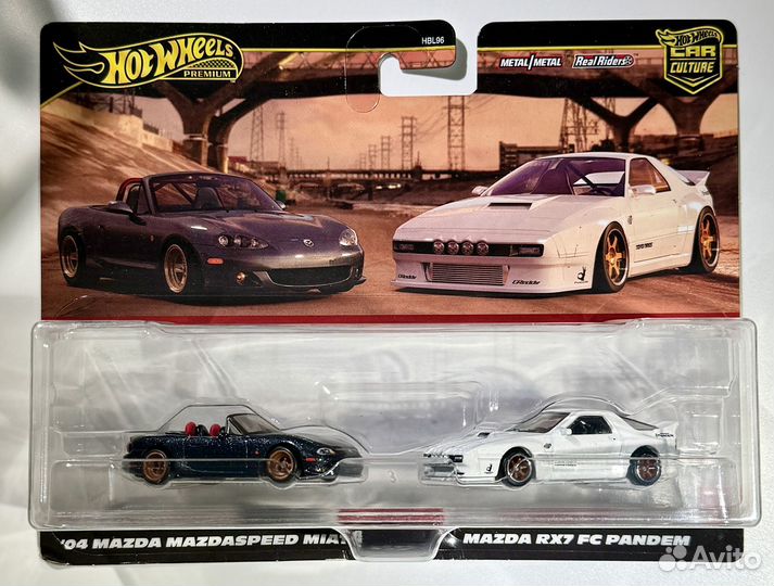 Hot Wheels Premium 2-Packs Mazda Street