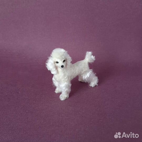 Миниатюрная игрушка пудель, собака ручной работы