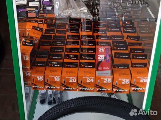 Велозапчасти велоремонт велокамера покрышка цепь